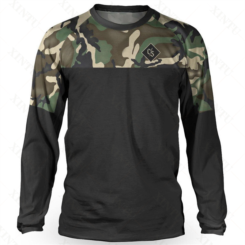 Mountain Biking Apparel - فضفاضة متسابق الرجال جيرسي DH موتوكروس