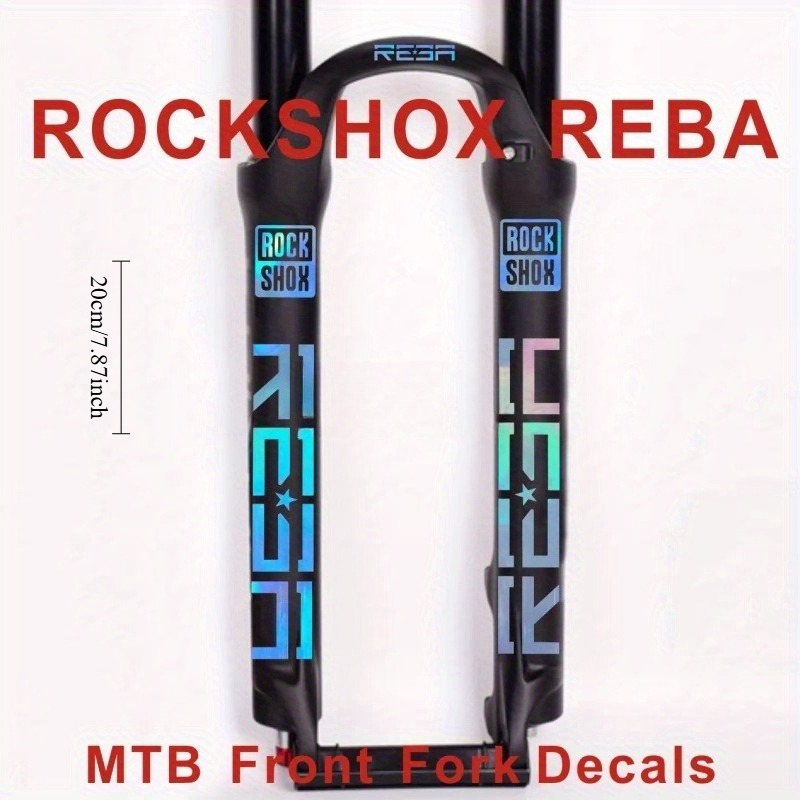 مجموعة ملصقات شوكة ROCKSHOX RE - مراجعة Mountain Biking Body Armour وسعره