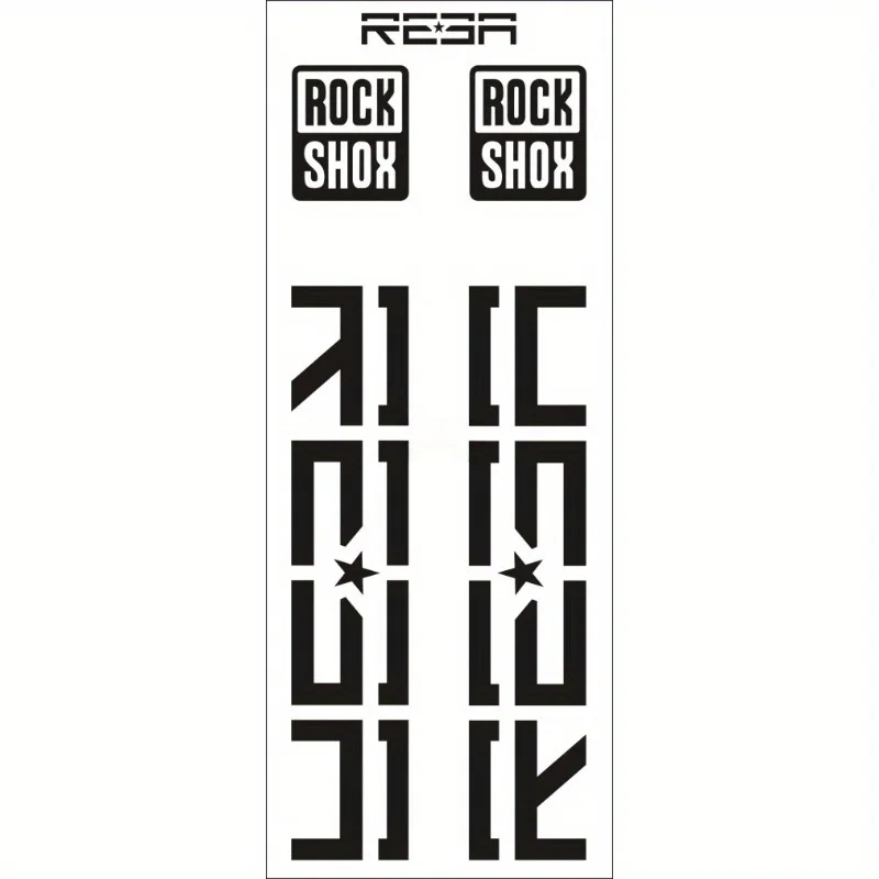 مجموعة ملصقات شوكة ROCKSHOX RE - مراجعة Mountain Biking Body Armour وسعره