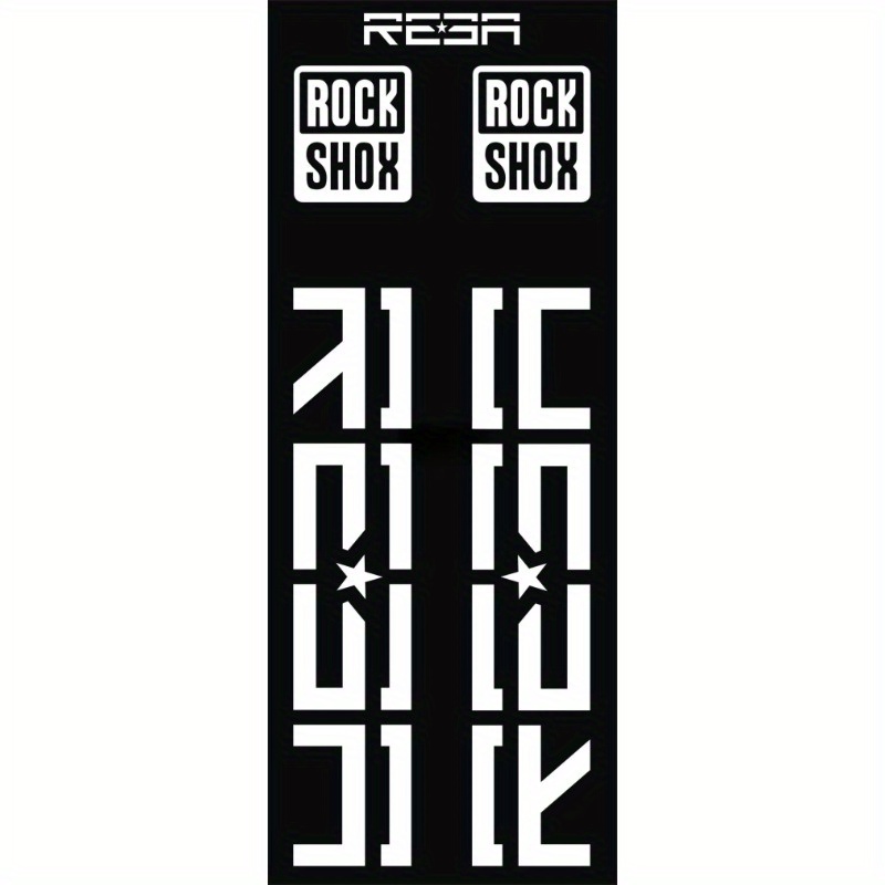 مجموعة ملصقات شوكة ROCKSHOX RE - مراجعة Mountain Biking Body Armour وسعره