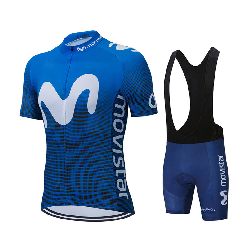 جديد الصيف Movistar فريق الدرا - مراجعة Mountain Biking Apparel وسعره