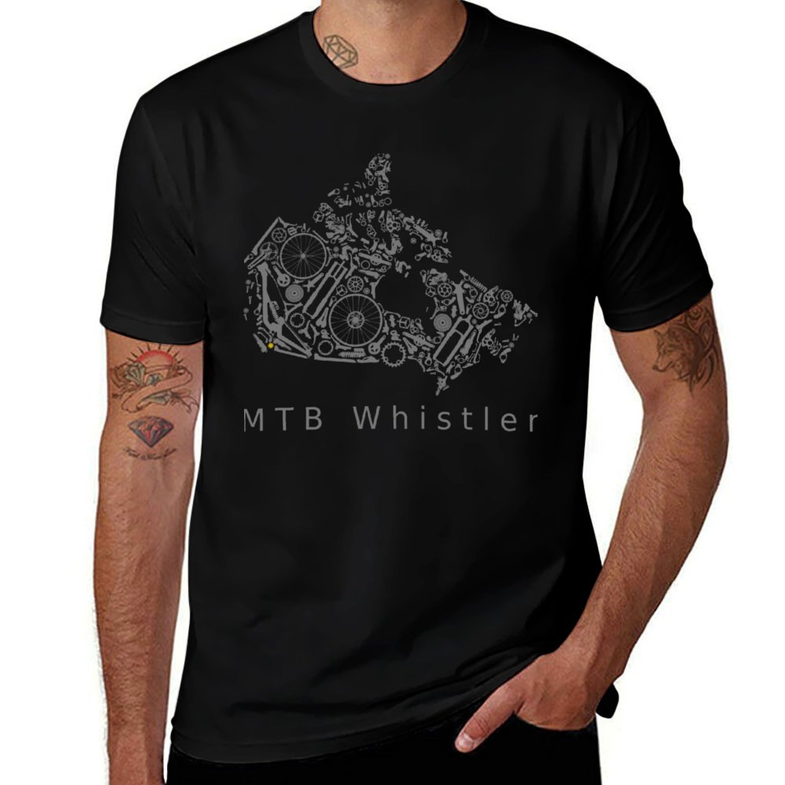 كندا - تي شيرت MTB Whistler، ت - مراجعة Mountain Biking Whistler وسعره