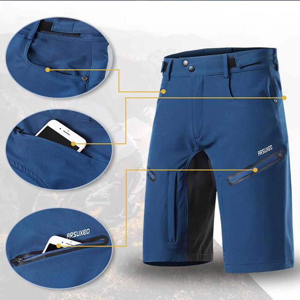 شورت ARSUXEO للرجال لركوب الدر - مراجعة Mountain Biking Body Armour وسعره